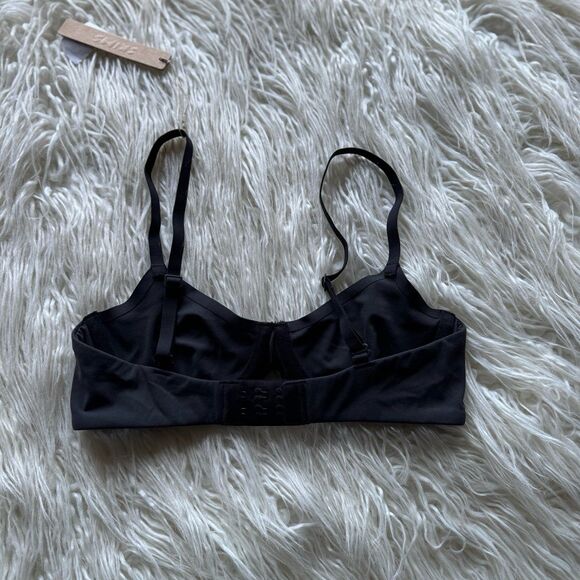 Skims Fits Everybody Unlined Demi Bra Onyx Size 32B - Picture 5 of 7